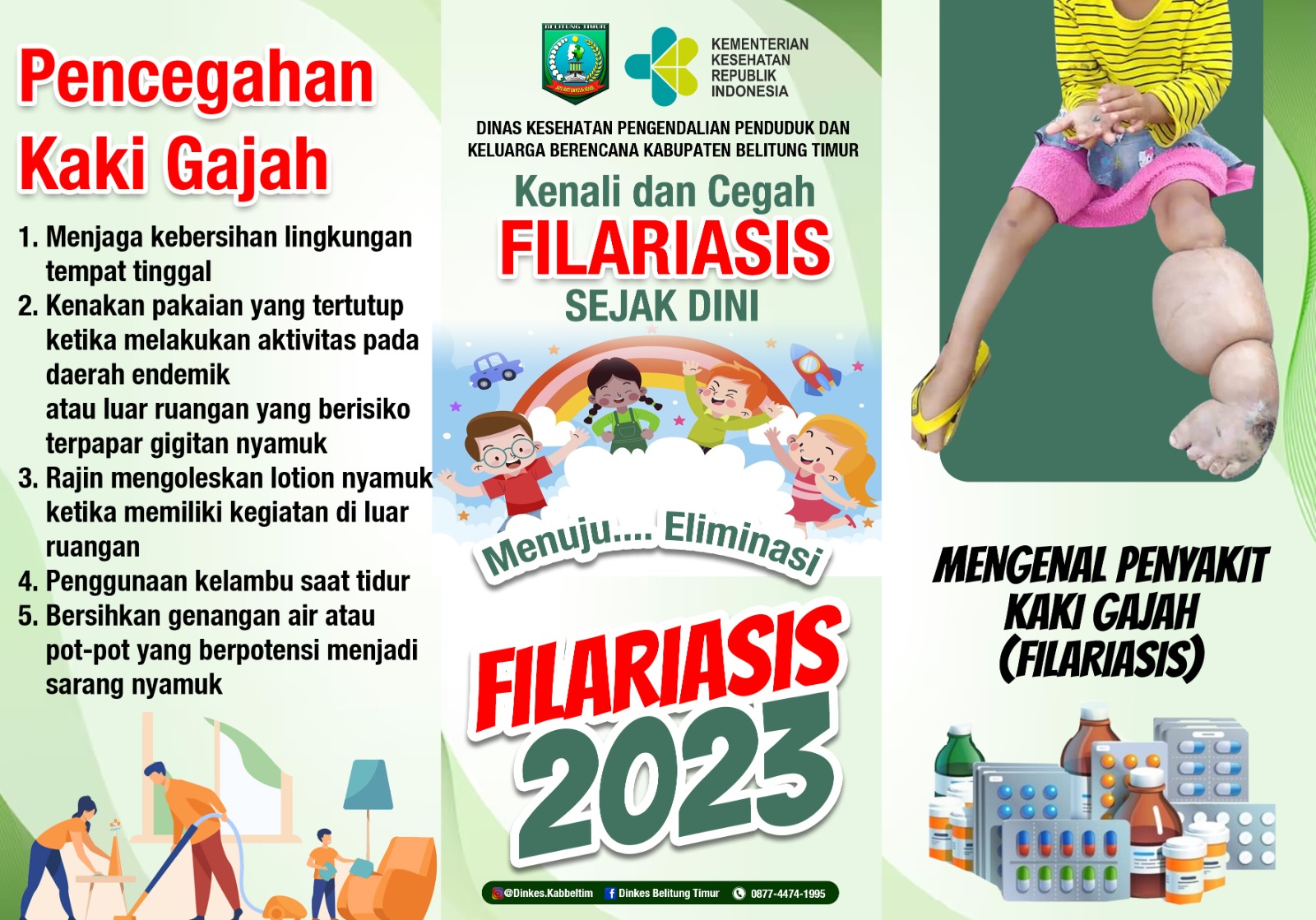 AYO....SEDARE-SEDARE KITE CEGAH PENULARAN KAKI GAJAH (FILARIASIS)