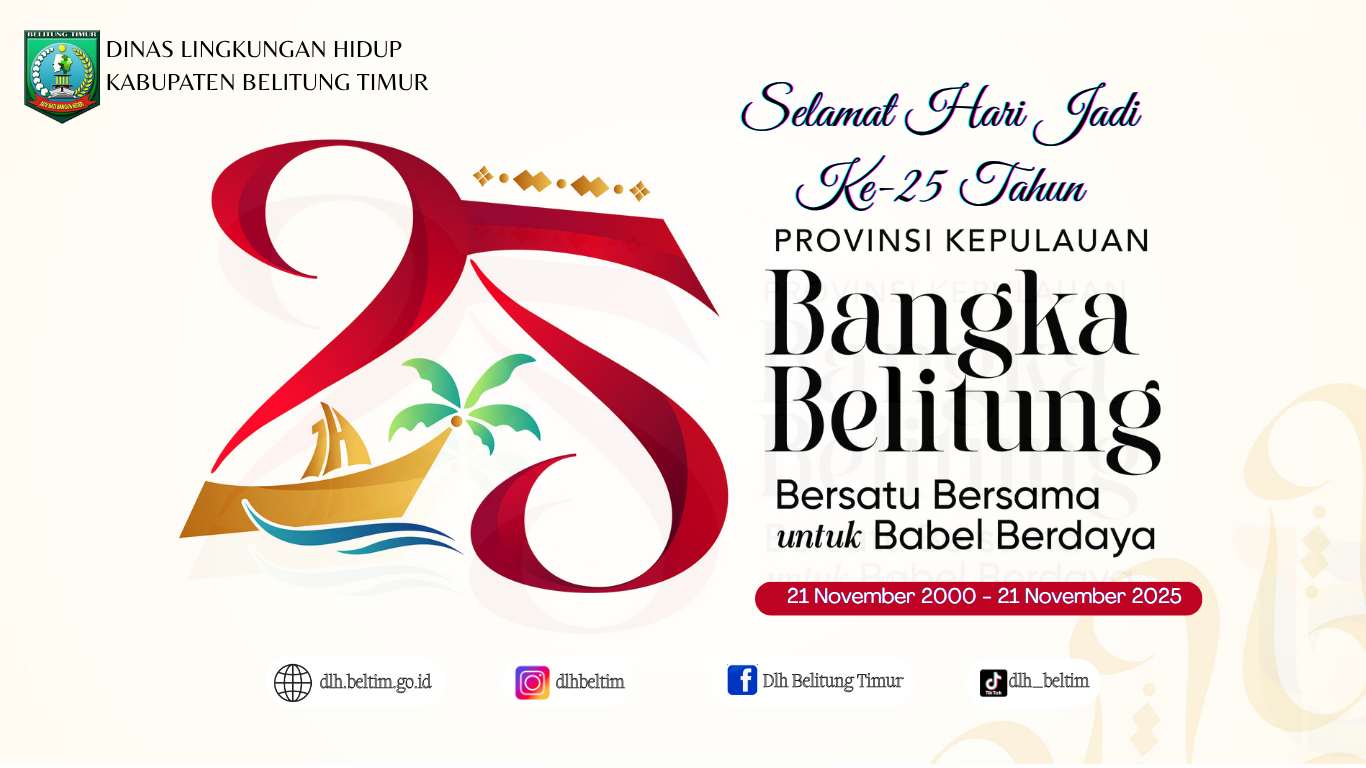 SELAMAT HARI JADI PROVINSI KEPULAUAN BANGKA BELITUNG KE 25Th
