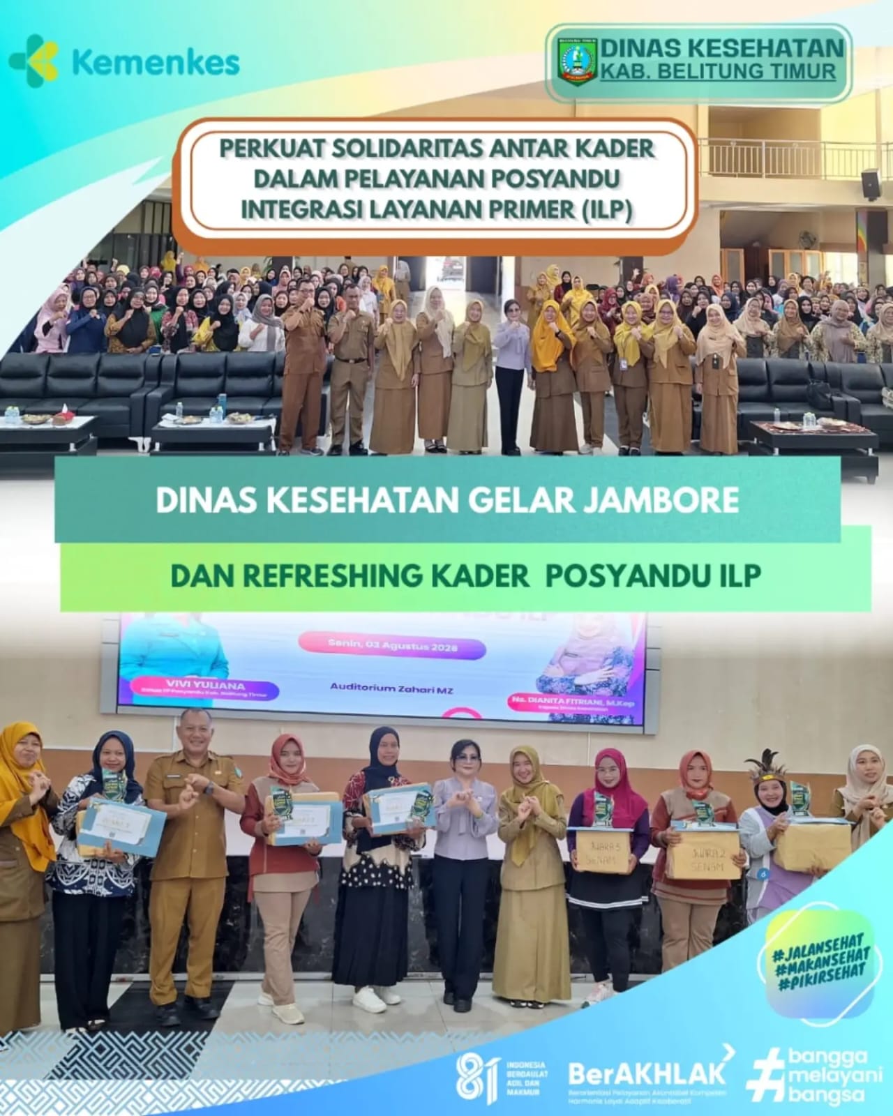 PERKUAT SOLIDARITAS ANTAR KADER DALAM PELAYANAN POSYANDU INTEGRASI LAYANAN PRIMER (ILP)