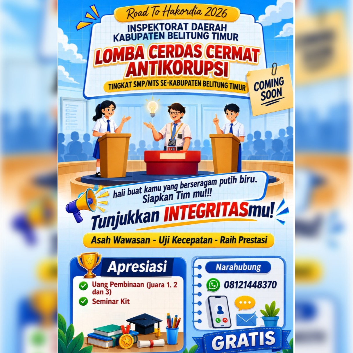 🎓 SIAP JADI JUARA ANTIKORUPSI? 🏆