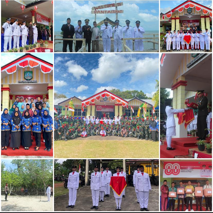 Upacara Peringatan HUT Kemerdekaan RI ke-80 Kecamatan Simpang Pesak Tahun 2025