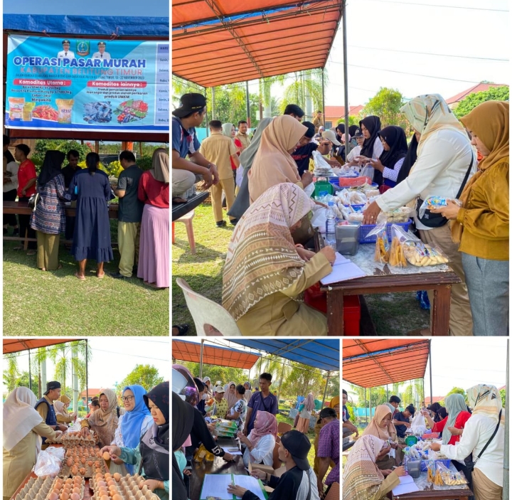 Operasi Pasar Murah Kecamatan Simpang Pesak