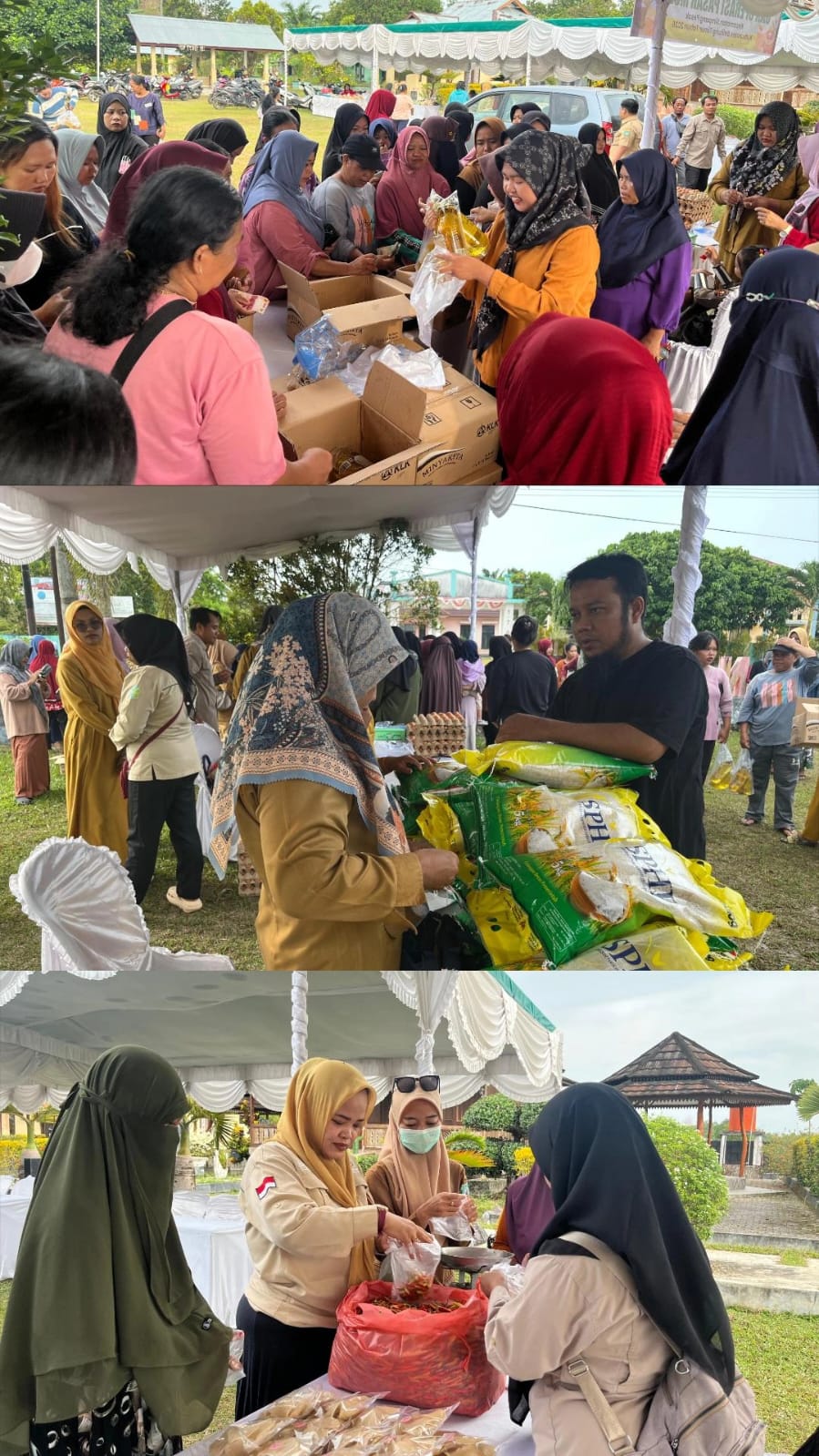 Minyak Goreng Jadi Incaran pada GPM Jelang Idul Fitri Kecamatan Simpang Pesak