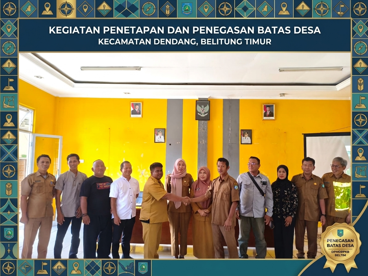 Sukses Digelar, 3 Segmen Batas Desa di Kecamatan Dendang Resmi Disepakati