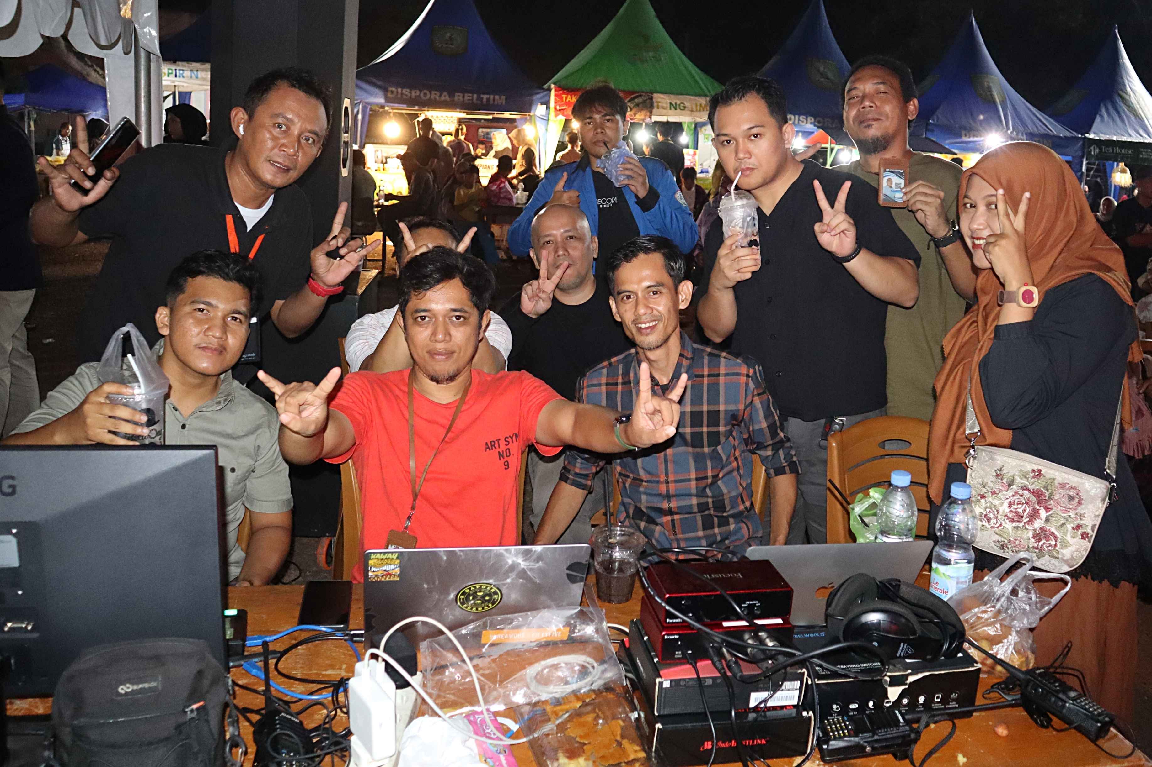 DiskominfoSP Beltim Sukses Hadirkan Live Streaming Bujang Dayang Tanpa Kendala Jaringan