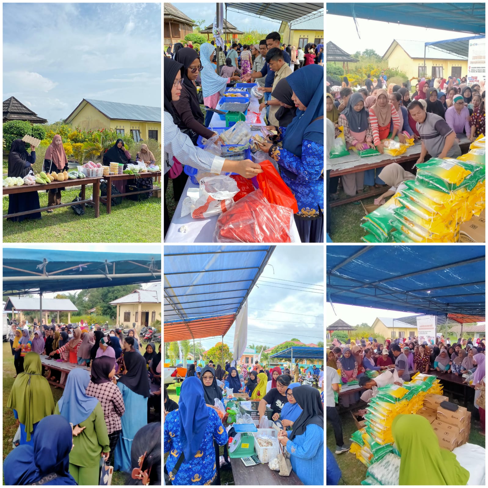 Operasi Pasar Murah masih Menarik Simpati Masyarakat di Kecamatan Simpang Pesak