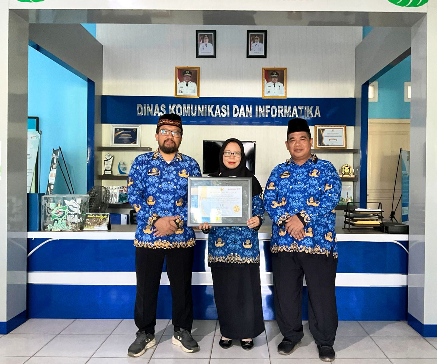 Hat-trick! DiskominfoSP Raih Predikat Terbaik SAKIP Selama Tiga Tahun
