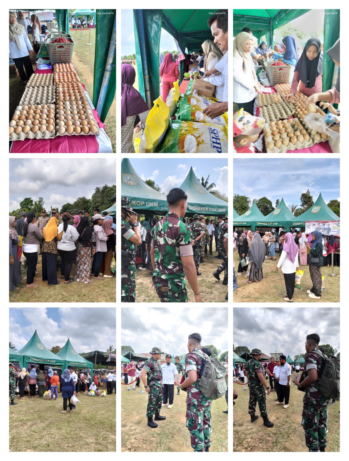 OPERASI PASAR MURAH PADA PEMBUKAAN TMMD TAHUN 2025   DI KECAMATAN SIMPANG PESAK
