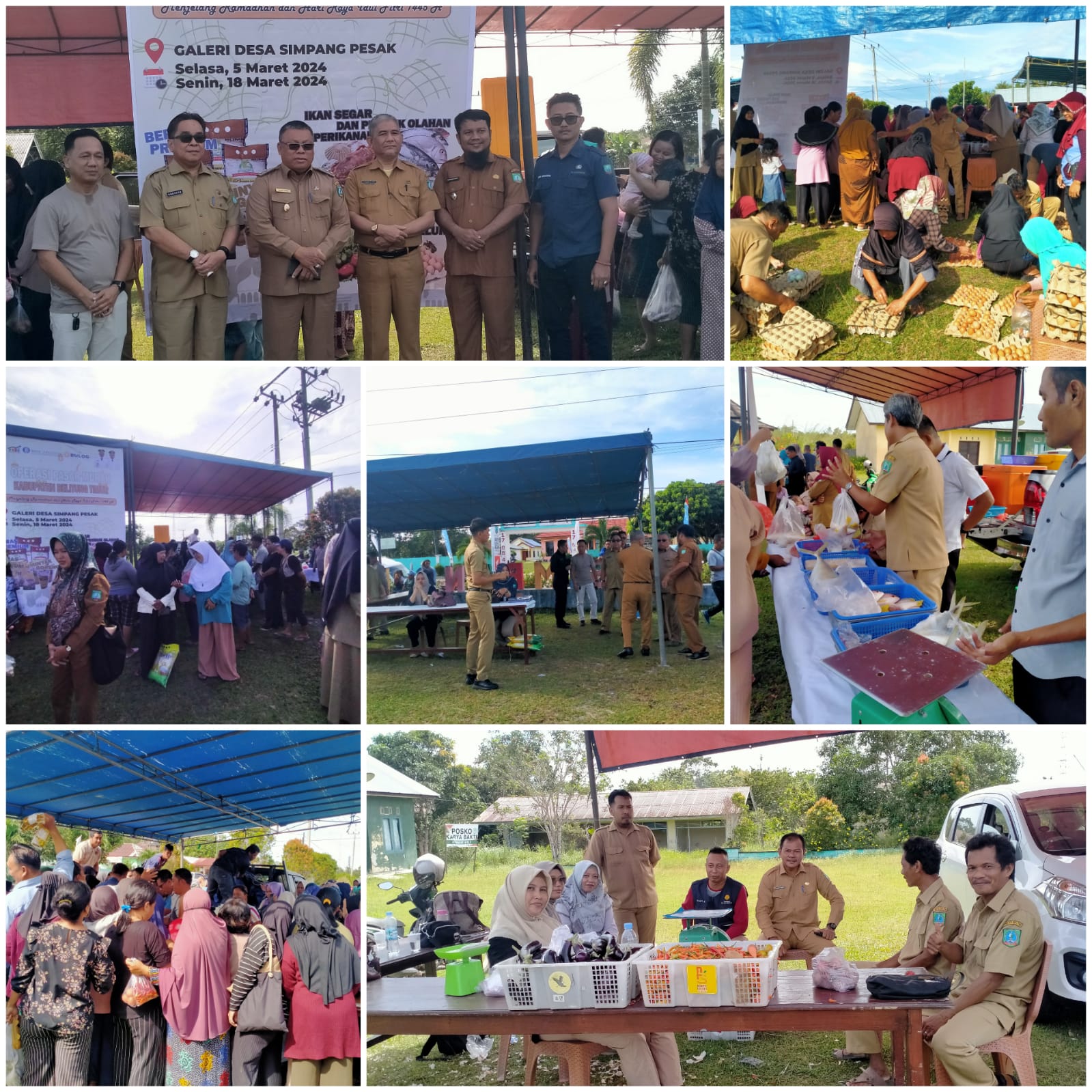 Operasi Pasar Murah Kecamatan Simpang Pesak