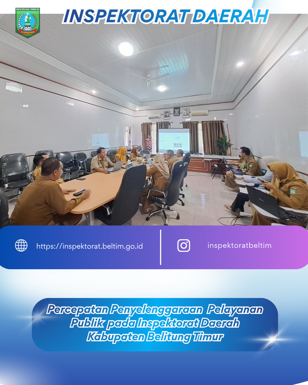 Percepatan Penyelenggaraan Pelayanan Publik pada Inspektorat Daerah