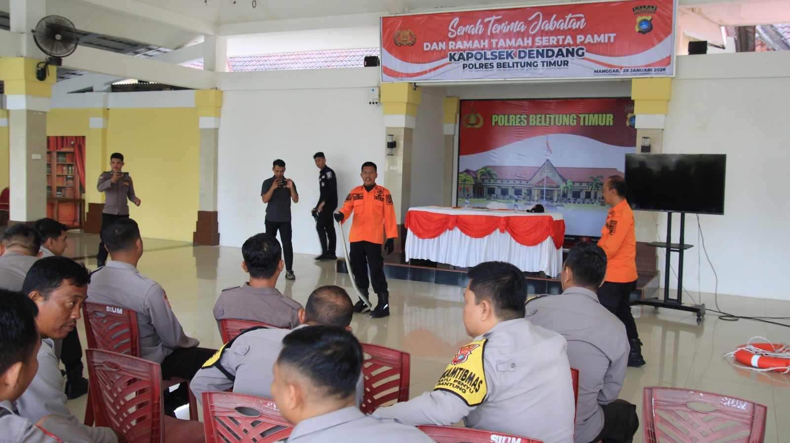 BPBD Belitung Timur Dukung Peningkatan Kapasitas Bhabinkamtibmas sebagai Penolong Masyarakat