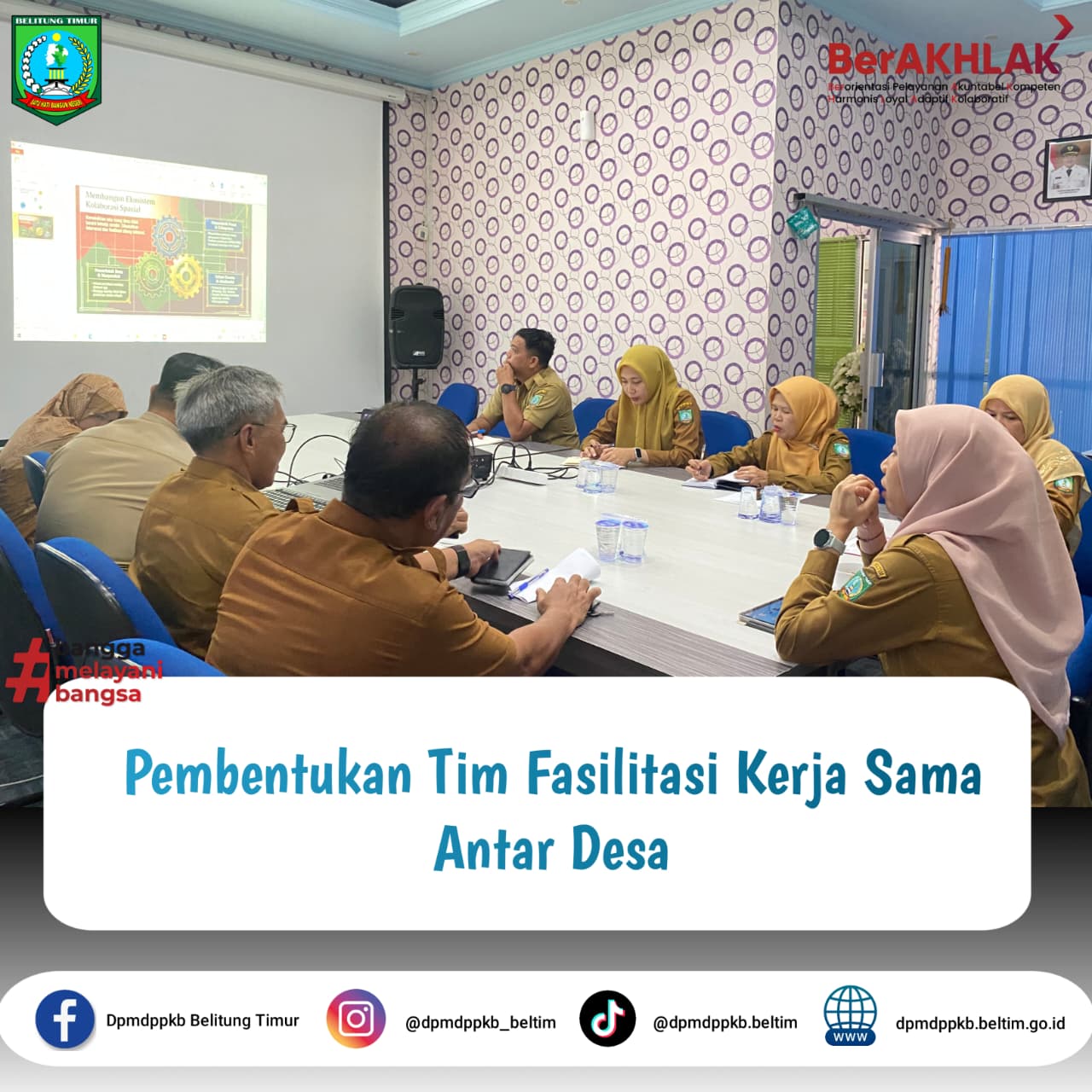 DPMDPPKB Belitung Timur Gelar Rapat Pembentukan Tim Fasilitasi Kerja Sama Desa Lintas Sektor