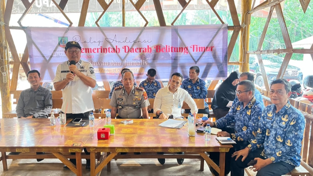 Sinergi Pembangunan dan Kontrol Sosial: Pemkab Beltim Gelar Audiensi Terbuka Bersama Insan Pers