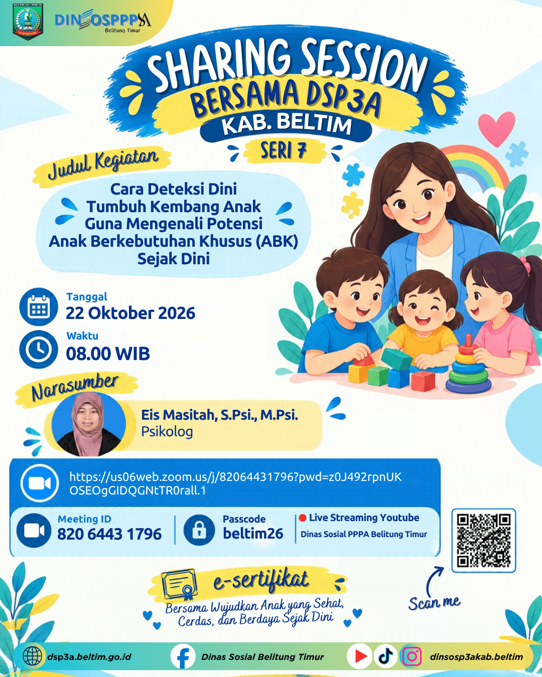 SHARING SESSION SERI 7 VIA ZOOM DSP3A