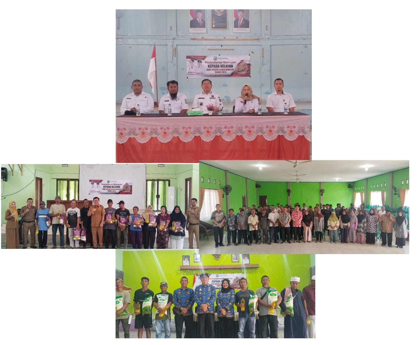 Bupati Belitung Timur Salurkan Bantuan Musim Angin Kencang untuk 500 Nelayan