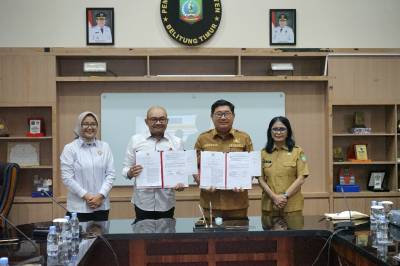 Teken MoU Bidang Datun dengan Kejari Beltim, Bupati Ajak OPD Proaktif Manfaatkan Kerja sama Ini