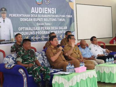 Bupati Beltim Tegaskan Sinergi Desa Perkuat Pelayanan