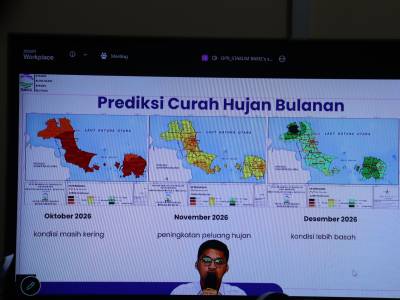 Belitung Timur Diperkirakan Hujan pada Bulan November 2026