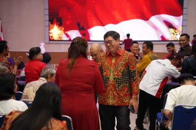 Bupati Hadiri Perayaan Pra Natal se-Beltim