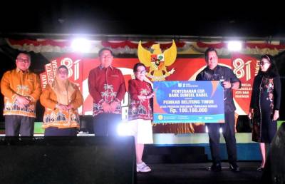 CSR BSB Jangkau Anak Pulau, Pemkab Beltim Apresiasi Dukungan untuk Gizi dan Pembangunan Daerah