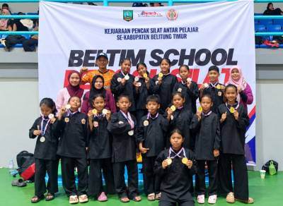 SD Negeri 10 Gantung Ukir Prestasi, Sabet Juara Umum I di Beltim School Pencak Silat Championship 2026