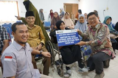 Tali Kasih untuk Para Pejuang, PT Timah Salurkan Bantuan bagi Veteran dan Janda Veteran Beltim