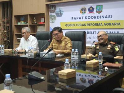 Rakor GTRA Beltim Percepat Inventarisasi TORA dan Penataan Akses di Wilayah IUP PT Timah
