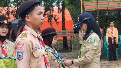 Kwarcab Gerakan Pramuka Beltim Gelar Perkemahan Bakti Saka Kalpataru IV