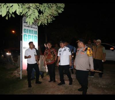 Bupati dan Forkopimda Beltim Tinjau Ibadah Malam Natal, Pastikan Keamanan dan Kondusivitas